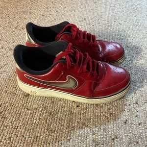 Red Nike AirForces men size 11
